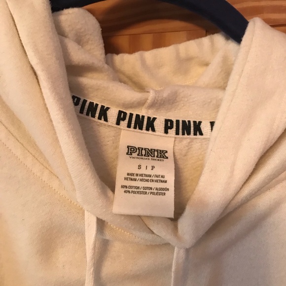 PINK Hoodie Pullover with Sequins - Picture 6 of 6